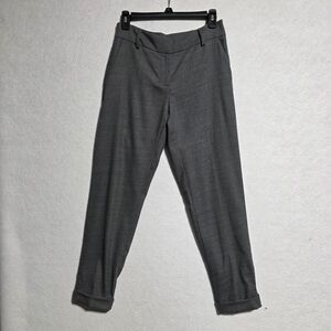 EUC WOOL HEATHERED STRETCH FLANNEL TWILL PANTS  SZ 2